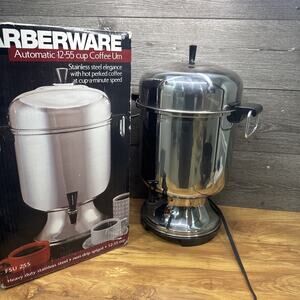 Farberware Stainless Steel Electric Coffee Percolator Urn Pot FSU-255 12-55 Cup
